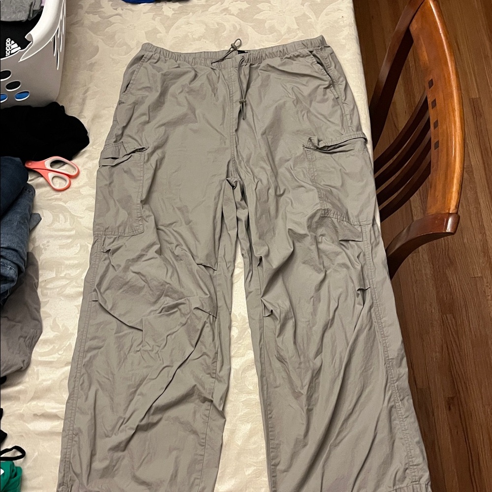 Wild Fable Men's Light Gray Cargo Pants